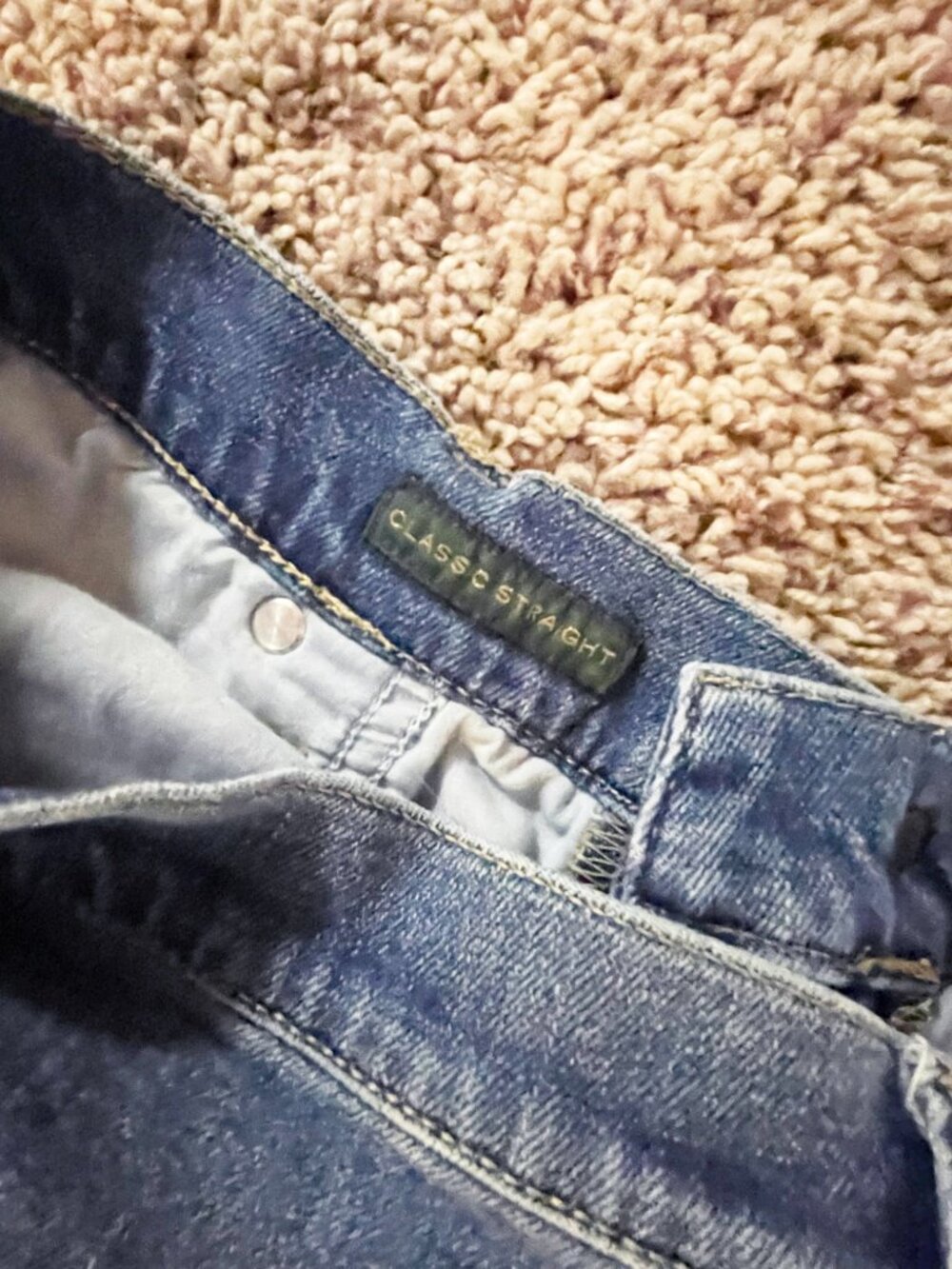 Lauren Ralph Lauren LRL Classic Straight Jeans Women Size 14 Medium Wash Stretch - Picture 4 of 11